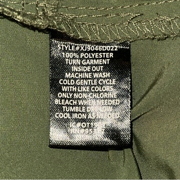 Sanctuary Anthropologie Scout Green Anorak Utility Trench Jacket Women Medium - Picture 11 of 12